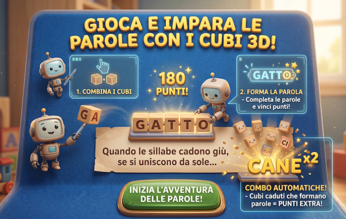 Parole a Incastro 3D - Istruzioni di Gioco